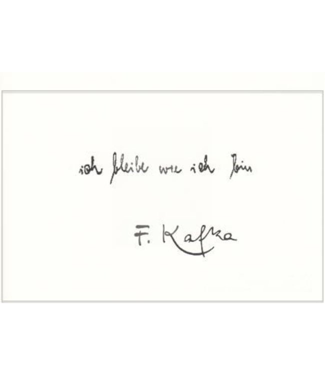 Franz Kafka Zitat Postkarte Im Postkartenshop Berlin Online Bestellen Postkartenshop Berlin