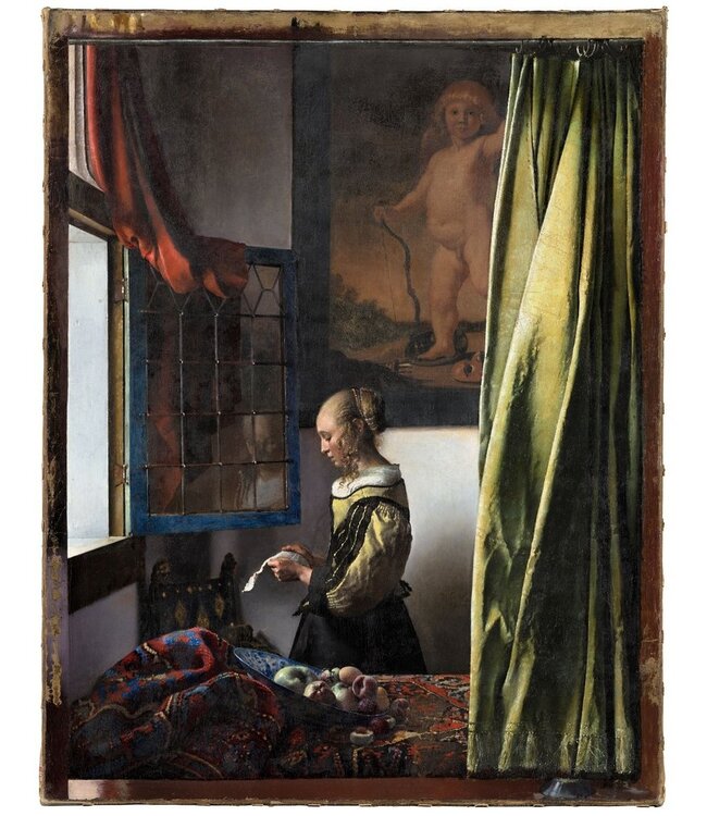 Johannes Vermeer Mädchen liest einen Brief am offenen Fenster