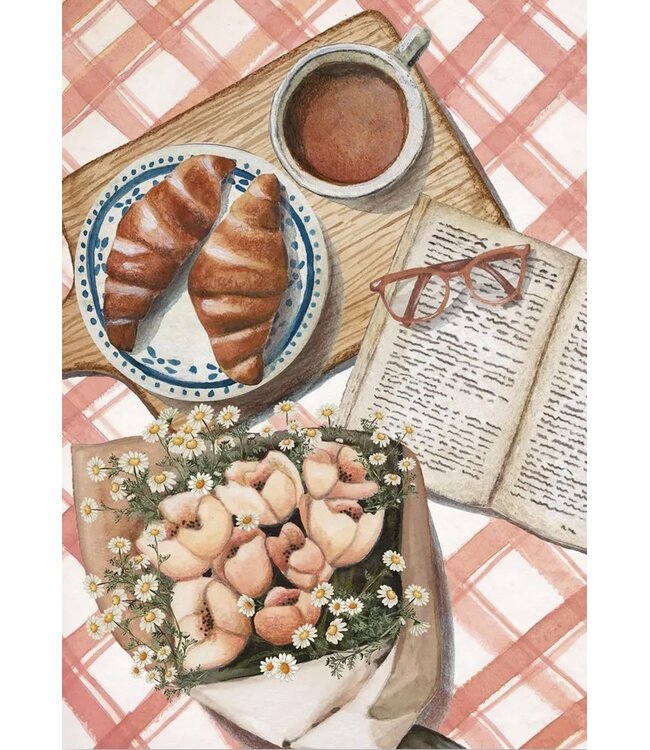 nataskalia Frühstück mit Croissants