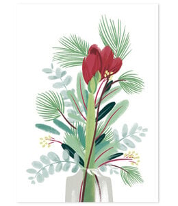 Vierundfünfzig Illustration Amaryllis
