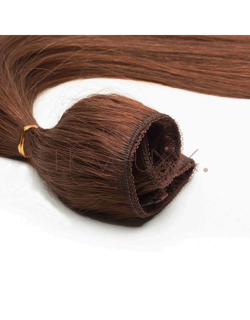 cheveuxx flip in haar extensions donker bruin 40 cm