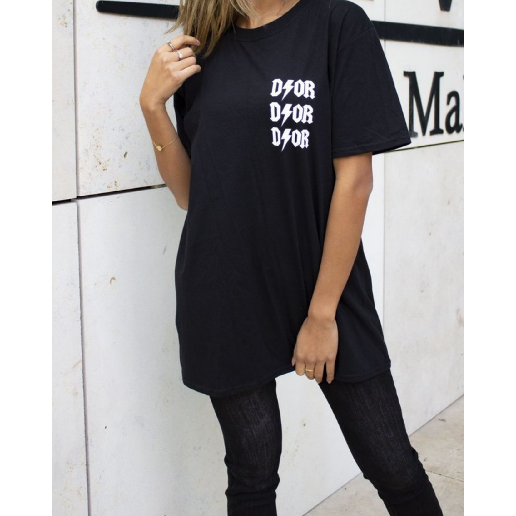 Dor T-shirt zwart