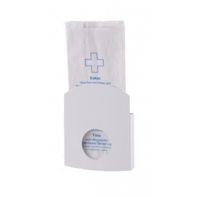 Dutch Bins Hygiene bag holder white