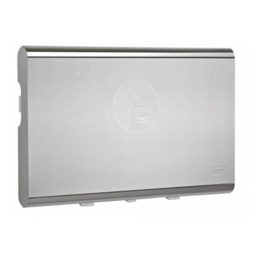 Mediclinics Baby puslebord vandret rustfrit stål Mediclinics Baby puslebord vandret rustfrit stål