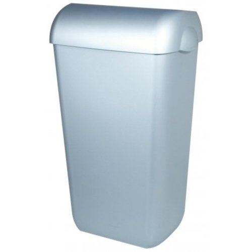 PlastiQline Waste bin plastic stainless steel 43 liters open PlastiQline Waste bin plastic stainless steel 43 liters open