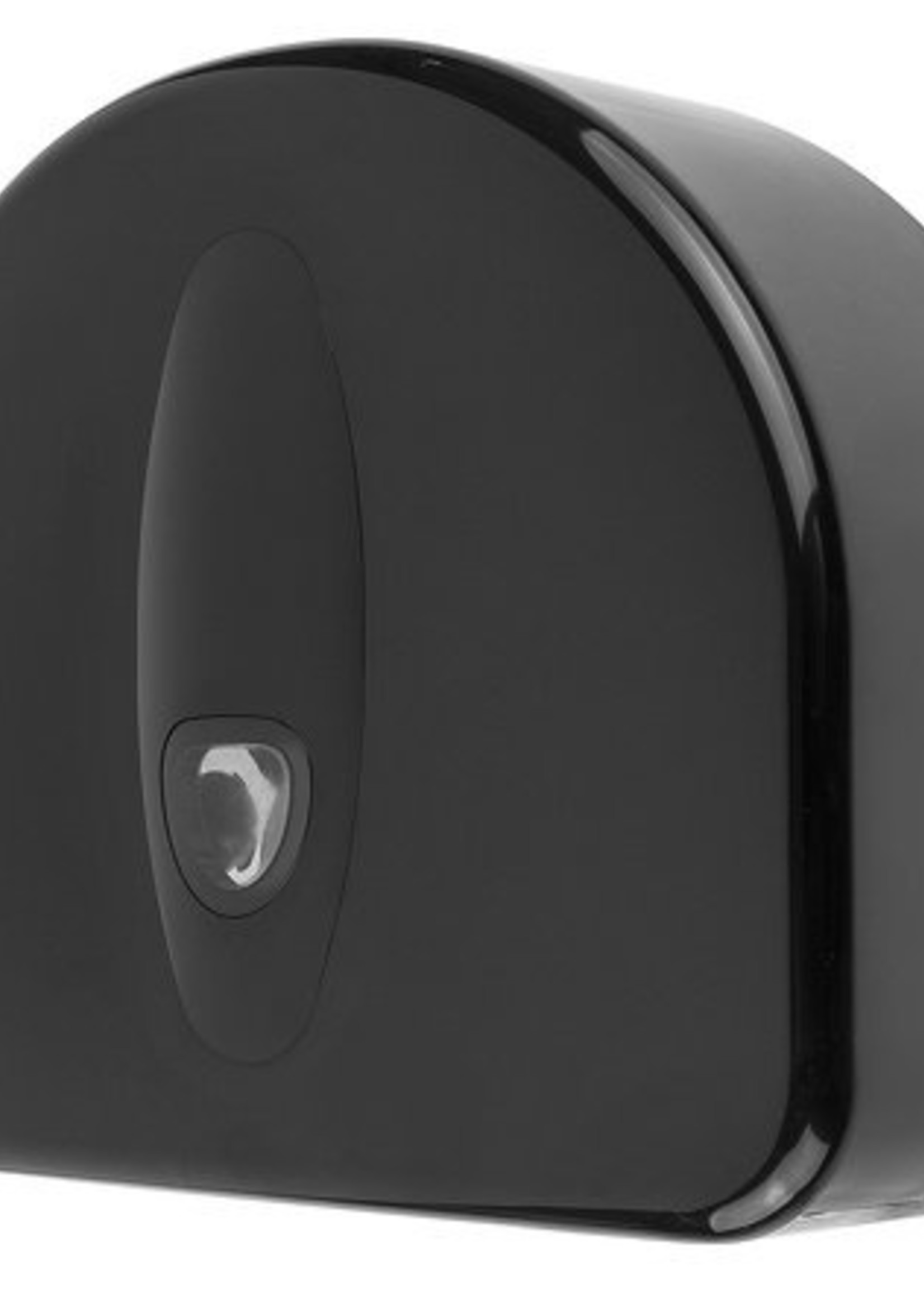 PlastiQline 2020 Jumbo roll dispenser mini + vila rulle plast svart
