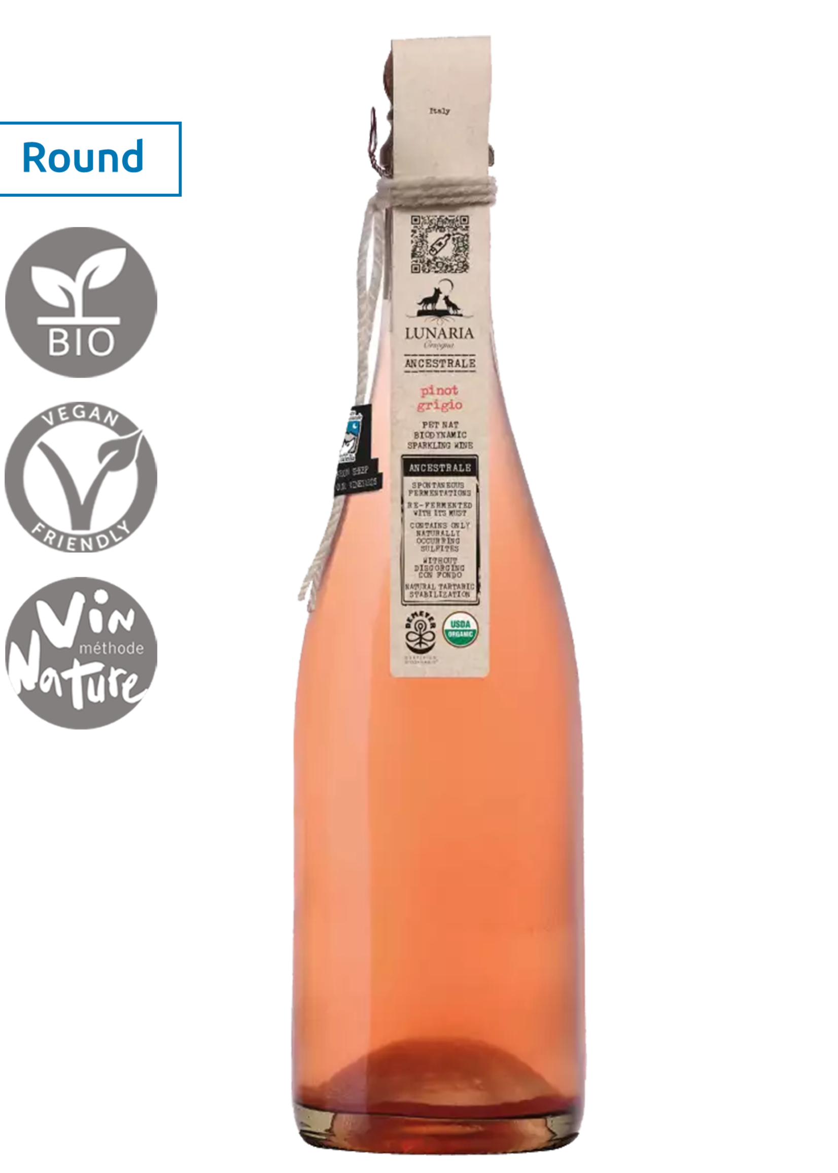 Lunaria Ancestrale Pinot Grigio Rosato Pet-Nat 2024