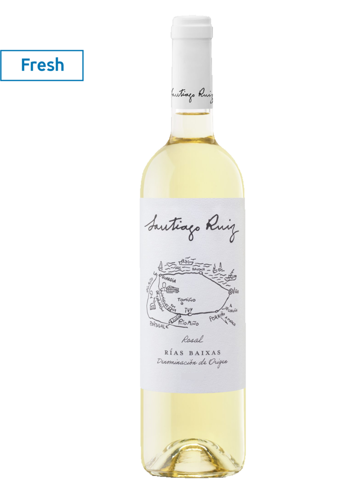 spanje - galicie Santiago Ruiz O Rosal Rias Baixas Albarino 2025