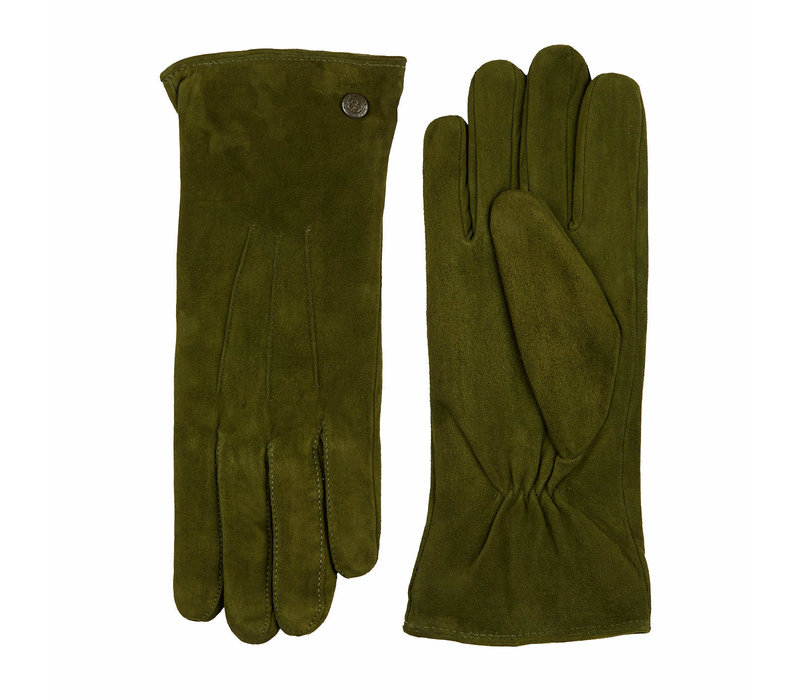 Wildleder Damenhandschuhe mit drei Aufnähte Modell Boretto