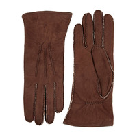 Curly lammy ladies gloves model Molde