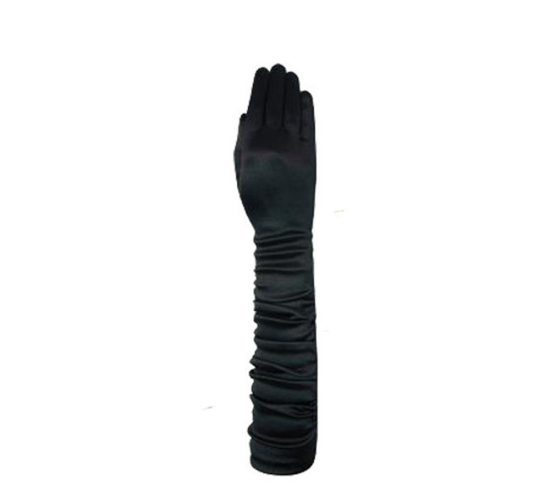 Satin medium ladies gloves model La Paz