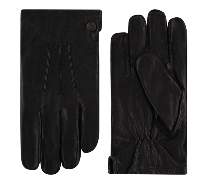 Classic leather men's gloves model Dudley