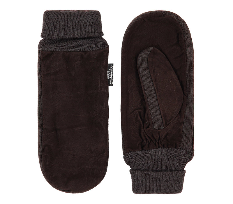 Suede men's mittens model Newport