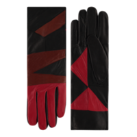 Multicolor leather ladies gloves model Durban