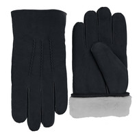 Lammy-look men's gloves model Alford