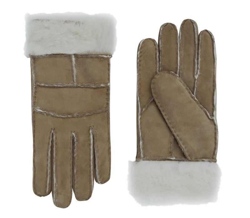 Lammy gloves for ladies model Ombo