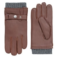 Leather men gloves model Sheffield