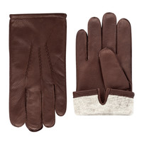 Deerlook leather men's gloves model Devon
