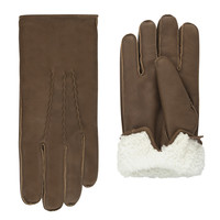 Leather men's gloves model Sheffield