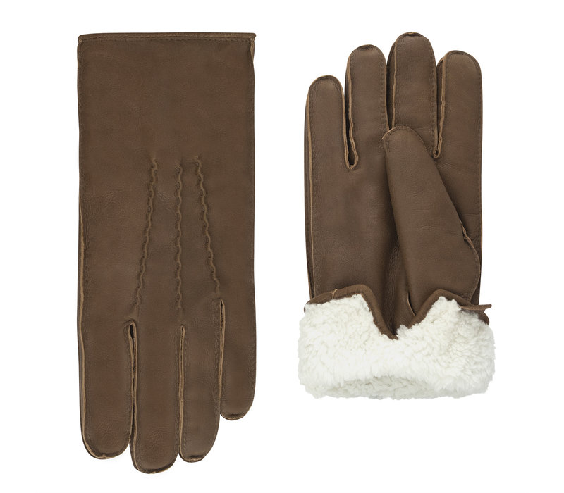 Leather men's gloves model Sheffield