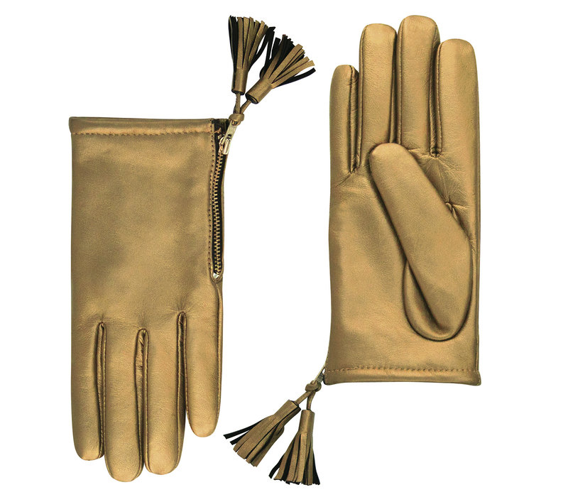 Leather ladies gloves model Foggia
