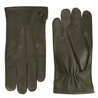 Classic leather men's gloves model Dudley