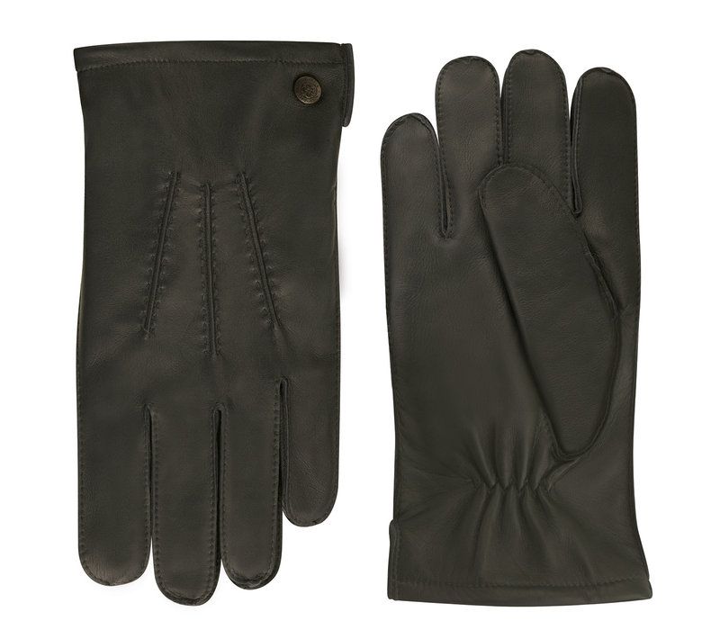 Classic leather men's gloves model Dudley