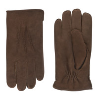 Suede lammy-look men's gloves model Esbjerg