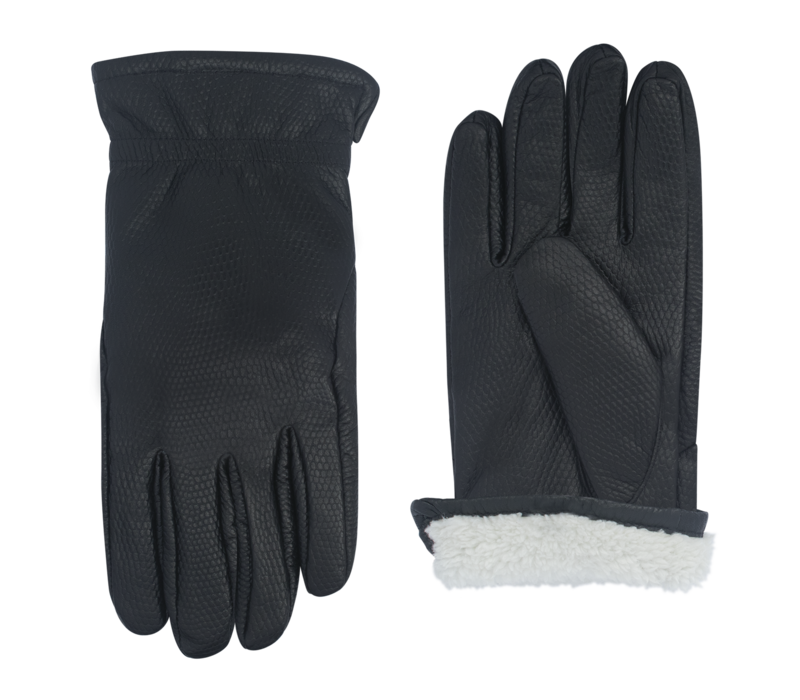Leder Herren Handschuhe in Hirschlederoptik Modell Timra