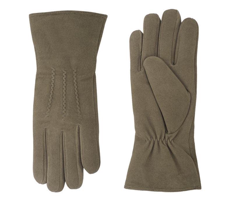 Volta - Suede ladies gloves with three stitches