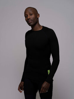 Bataia Until the Light Takes us - Thermal Baselayer LS - Black