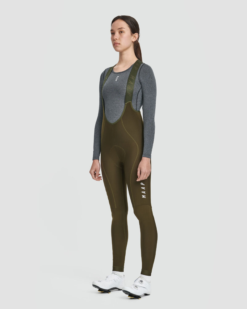 MAAP Women's Team Evo Thermal Bib Tight - Olive/Drab