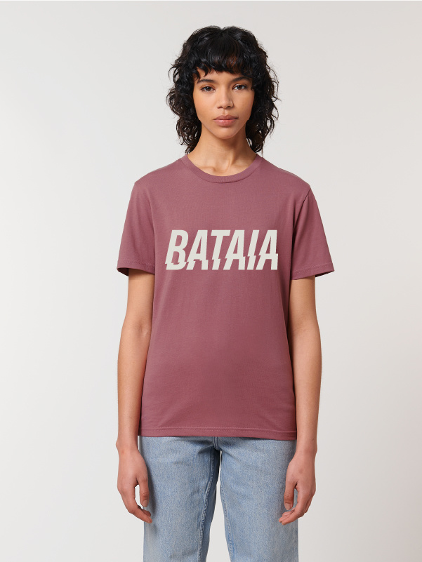 Bataia T-Shirt - Thunder - Viva Magenta