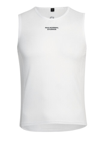 Pas Normal Studios Mechanism Sleeveless Baselayer - White