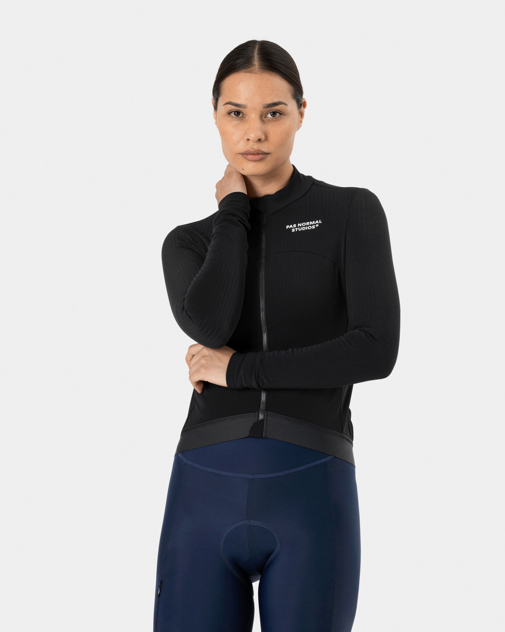 Pas Normal Studios Women's Essential Long Sleeve Jersey - Zwart