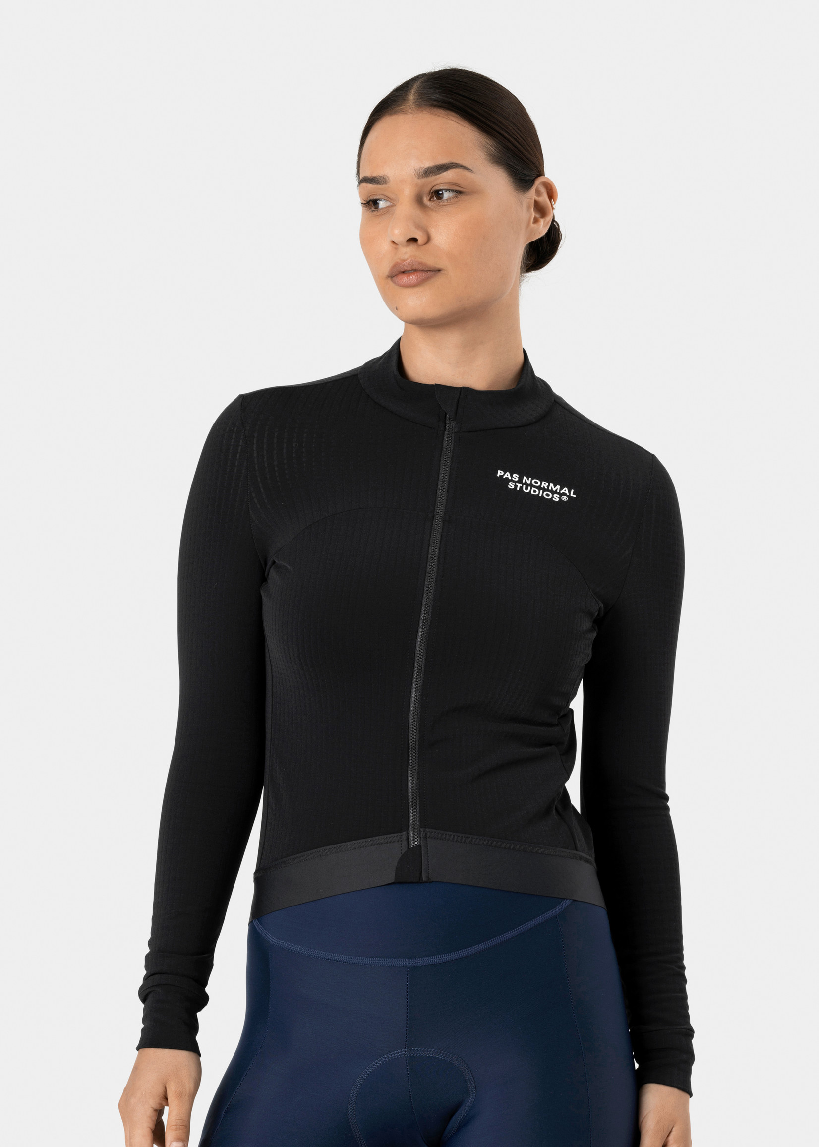 Pas Normal Studios Women's Essential Long Sleeve Jersey - Zwart