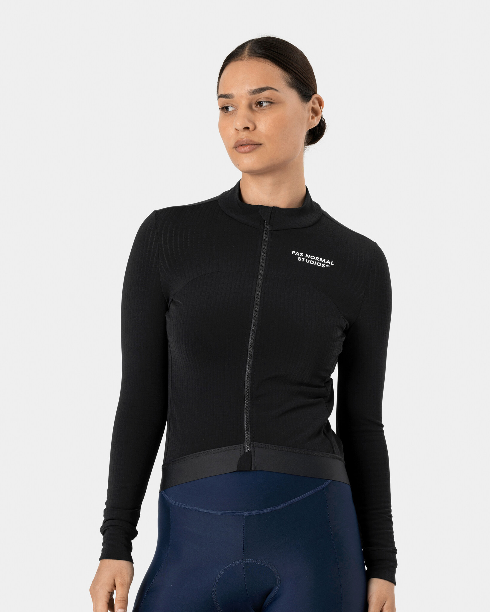Pas Normal Studios Women's Essential Long Sleeve Jersey - Zwart