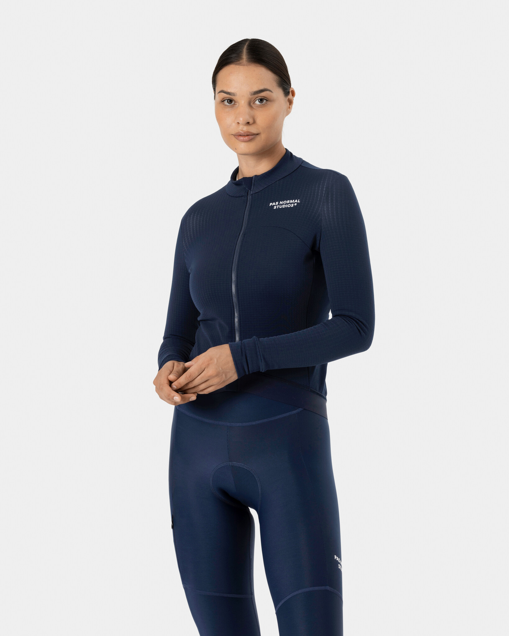 Pas Normal Studios Women's Essential Long Sleeve Jersey - Navy