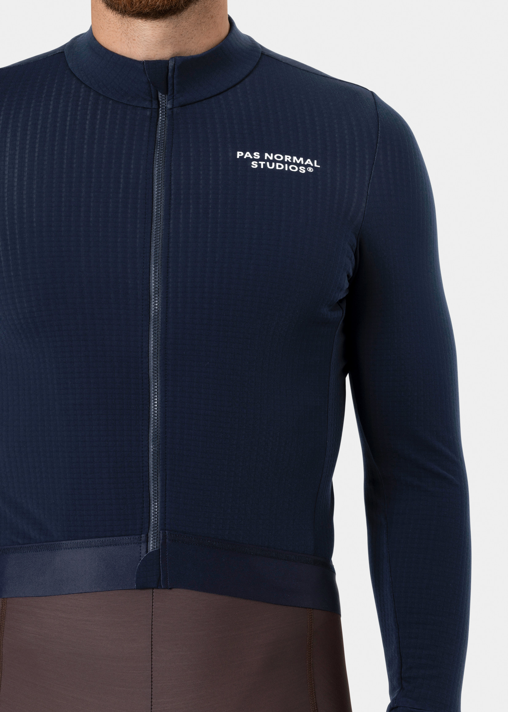 Pas Normal Studios Essential Long Sleeve Jersey - Navy