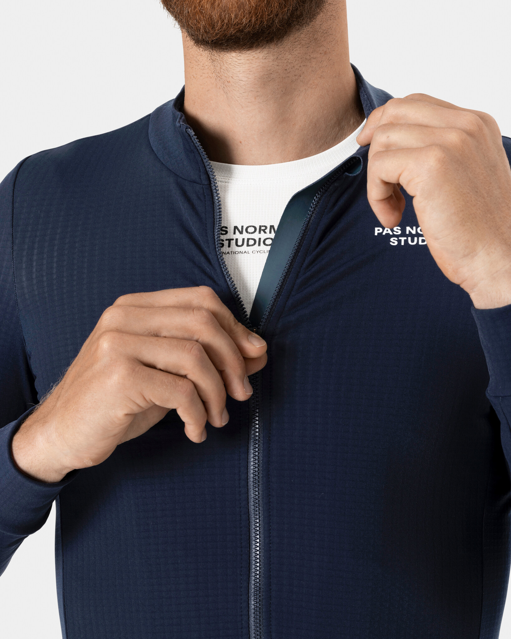 Pas Normal Studios Essential Long Sleeve Jersey - Navy