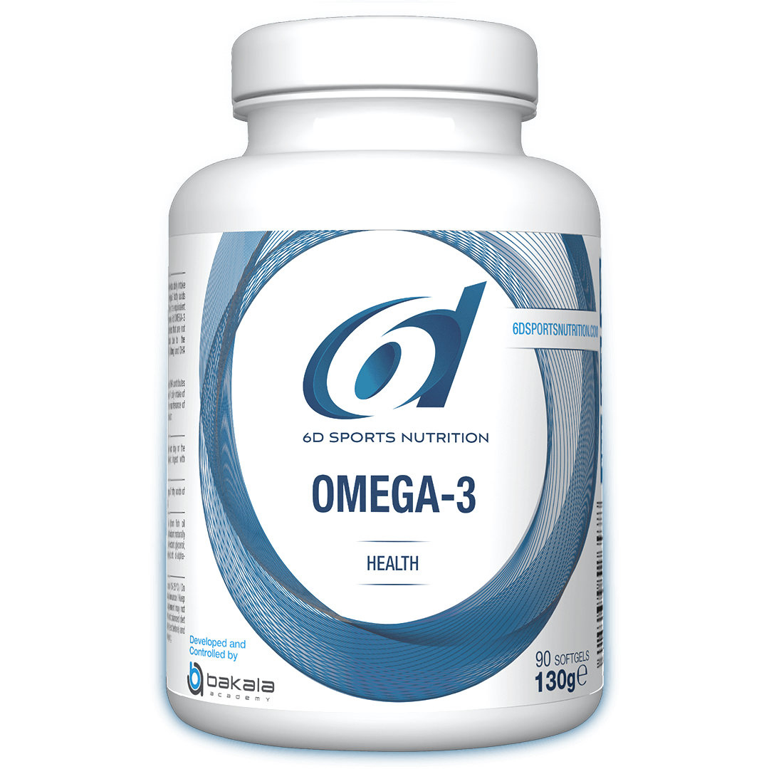 6D Sports Nutrition Omega-3 90 softgels