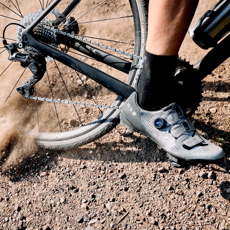 Shimano Shoes Gravel RX801 - Silver