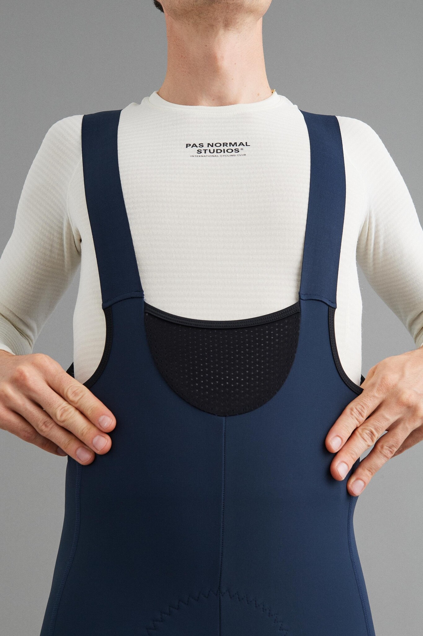 Pas Normal Studios Mechanism Deep Winter Long Bibs - Navy