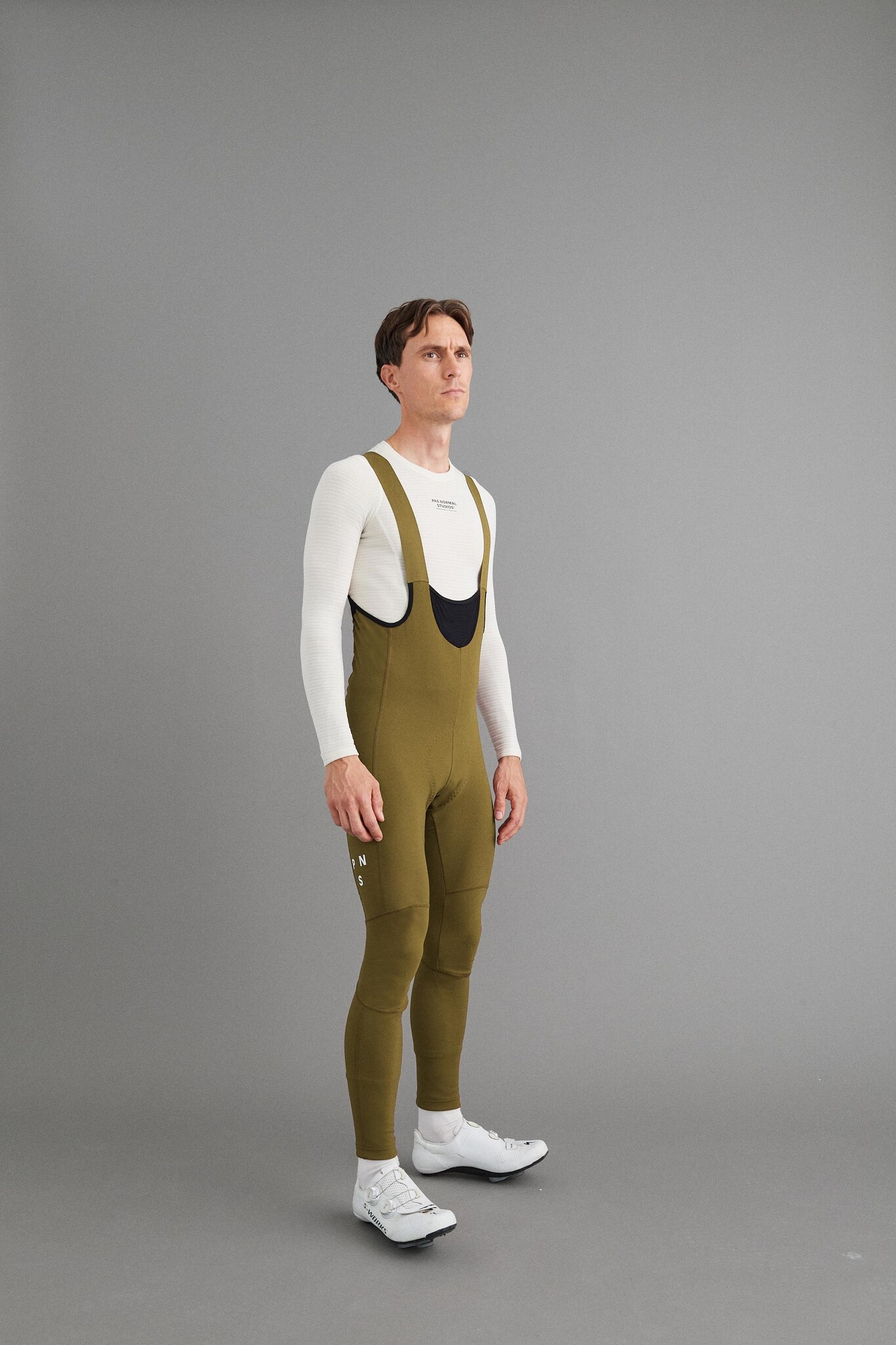 Pas Normal Studios Mechanism Deep Winter Long Bibs - Brown Olive