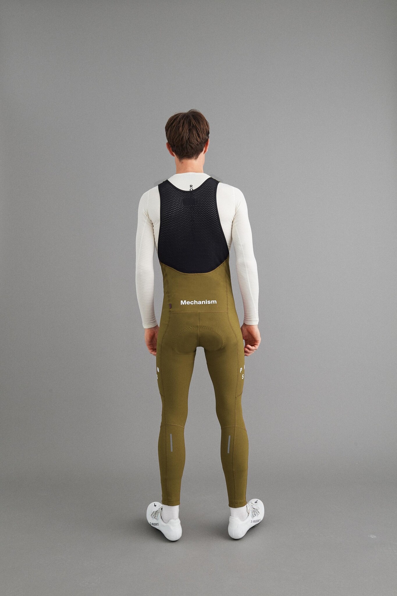 Pas Normal Studios Mechanism Deep Winter Long Bibs - Brown Olive