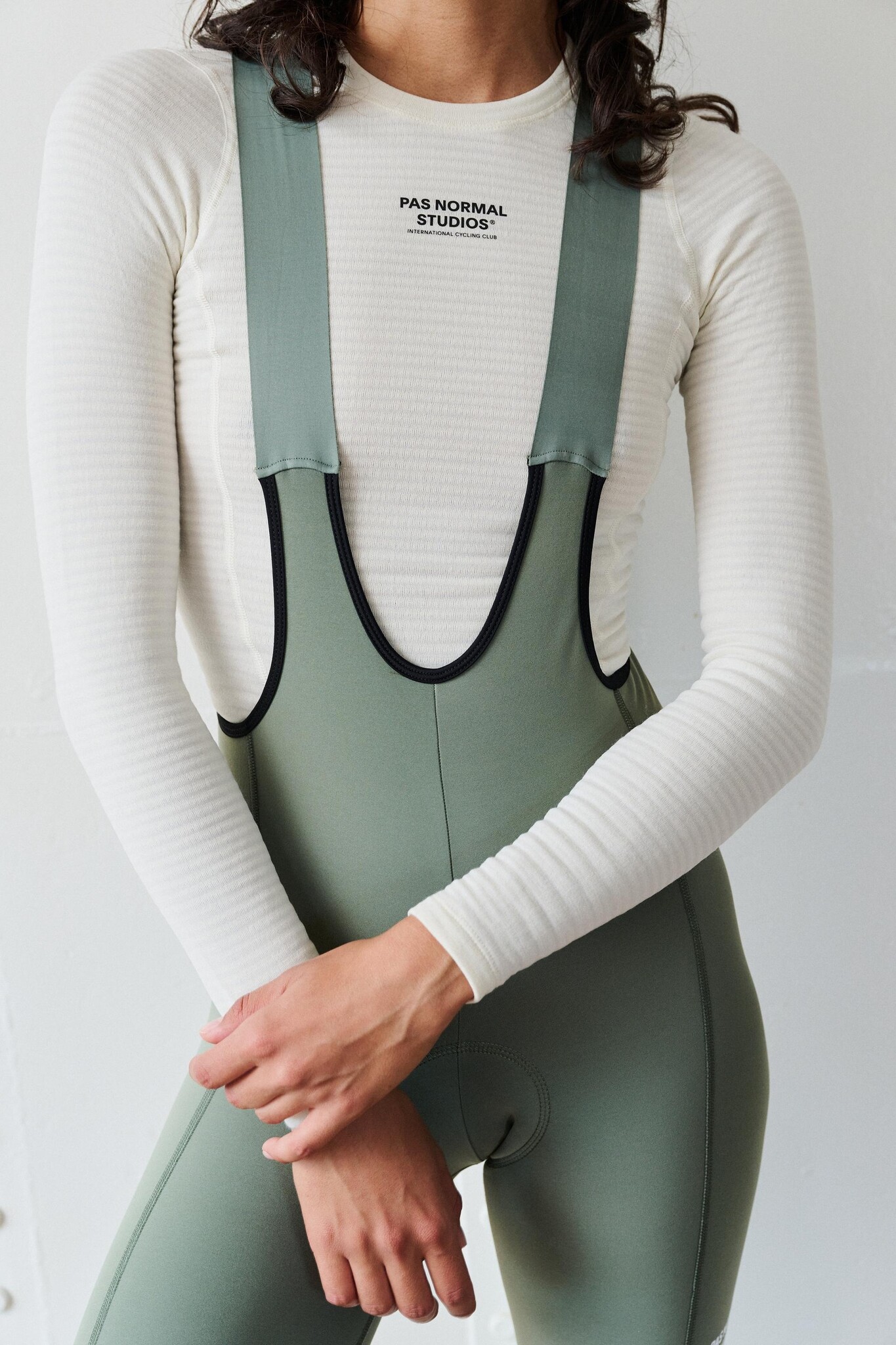 Pas Normal Studios Women's Essential Thermal Long Bibs - Dark Celeste