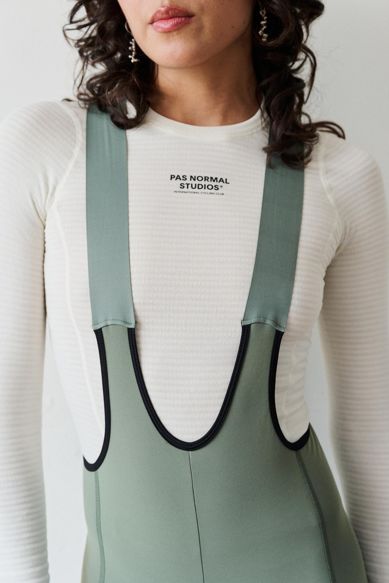 Pas Normal Studios Women's Essential Thermal Long Bibs - Dark Celeste