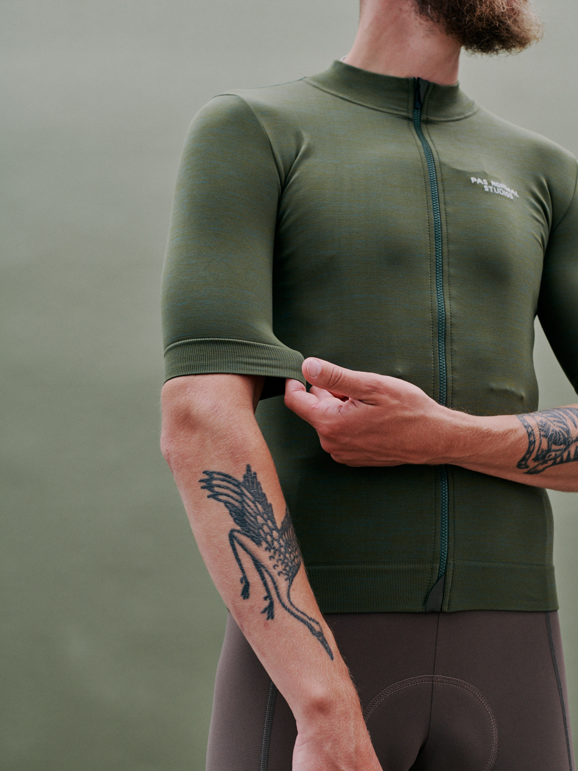 Pas Normal Studios Escapism Knit Jersey - Dark Moss