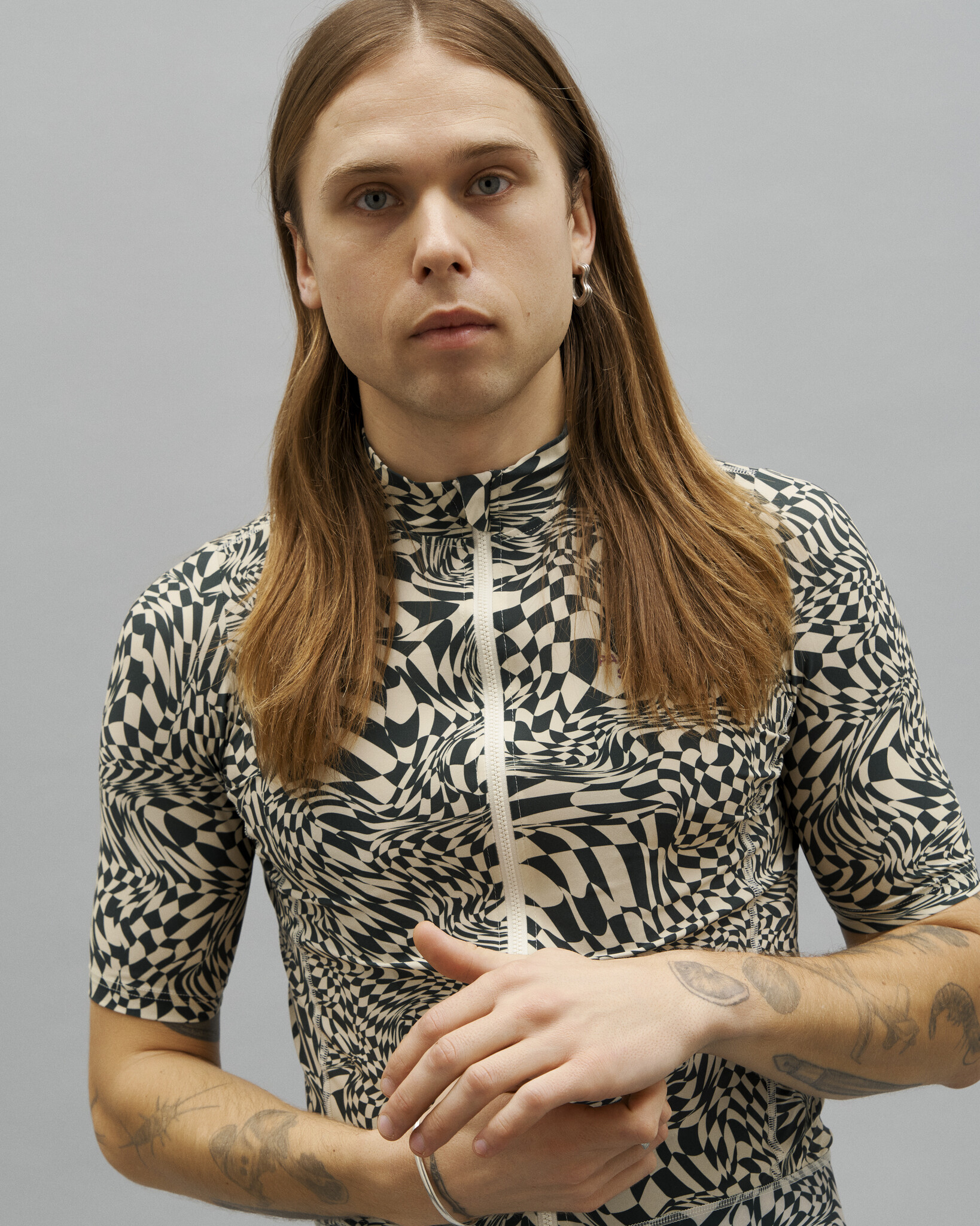 Pas Normal Studios Essential Jersey - Check Petroleum