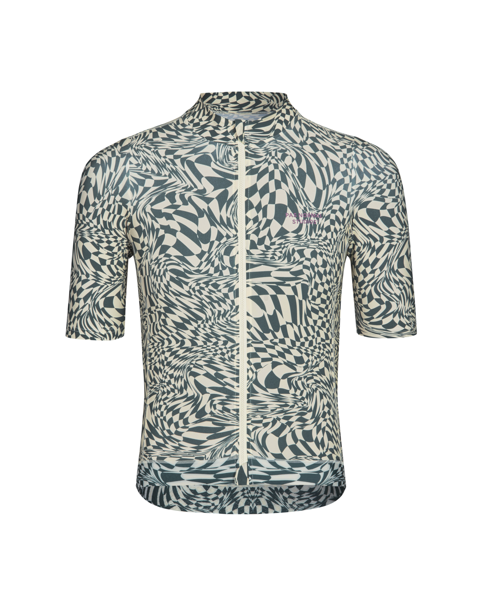 Pas Normal Studios Essential Jersey - Check Petroleum